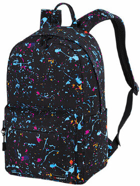 Рюкзак HEIKKI DREAM (ХЕЙКИ) универсальный с карманом для ноутбука, эргоном., Splatter, 42х26х14 см, 272529