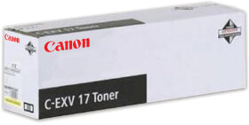 Тонер CANON (C-EXV17Y) iR4080/4580/5185, желтый, оригинальный, ресурс 30000 стр., 0259B002