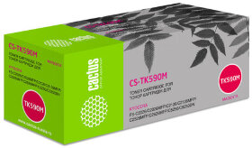 Тонер-картридж CACTUS (CS-TK590M) для KYOCERA FS-C2026MFP/2126MFP/2626MFP, пурпурный, ресурс 5000 стр.