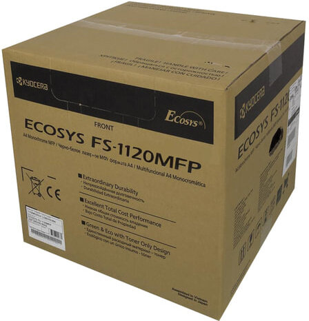 МФУ лазерное KYOCERA FS-1120MFP "4 в 1", А4, 20 стр./мин, 20000 стр./мес., АПД, 1102M53RU2