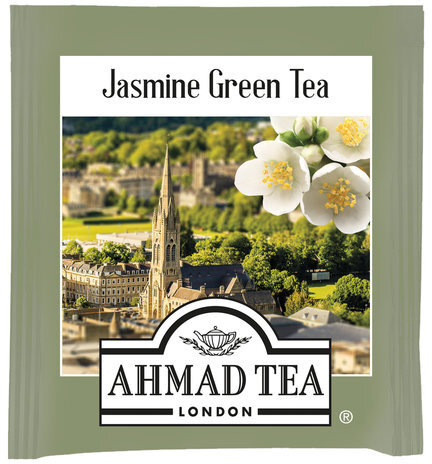 Чай AHMAD (Ахмад) "Jasmine Green Tea", зелёный с жасмином, 100 пакетиков по 2 г, 475i-08
