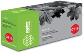 Картридж лазерный CACTUS (CS-C719) для CANON LBP-6300dn/6650dn/MF5840dn/5880dn, ресурс 2100 стр.