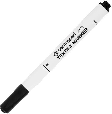 Маркеры для ткани 6 ЦВЕТОВ CENTROPEN "Textile Marker", круглый наконечник, 1,8 мм, 2739/6, 5 2739 0610