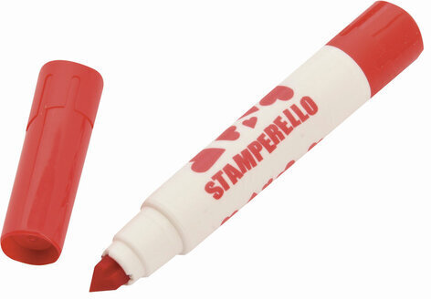 Фломастеры-штампы двусторонние CARIOCA (Италия) "Stamperello", 6 цветов, смываемые, 42279