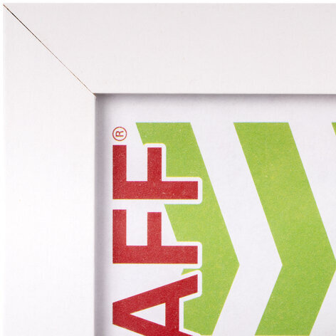 Рамка 10х15 см белая STAFF "Grand", багет 18 мм, стекло, МДФ, 391208