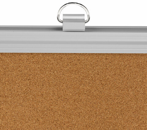 Доска пробковая для объявлений 60х90 см, алюминиевая рамка, BRAUBERG Extra, 238308