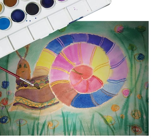 Краски акварельные JOVI (Испания), 18 цветов, с кистью, пластиковая коробка, европодвес, 800/18