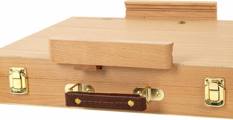 Этюдник-мольберт из бука настольный с ящиком, 38х28х55 см, высота холста до 45 см, BRAUBERG, 192250