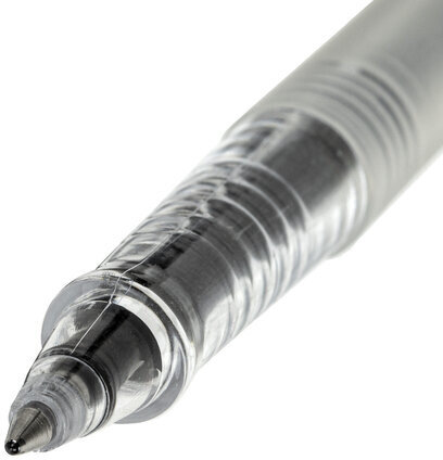 Ручка гелевая РОССИЯ "АРКТИКА-М", ЧЕРНАЯ, корпус тонированный, узел 0,7 мм, линия письма 0,5 мм, BRAUBERG, 143958