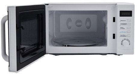 Микроволновая печь MIDEA AM820CUK-W объем 20 л, мощность 800 Вт, механическое управление