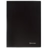 Папка на 2 кольцах BRAUBERG "Office", 21 мм, черная, до 120 листов, 0,5 мм, 221612