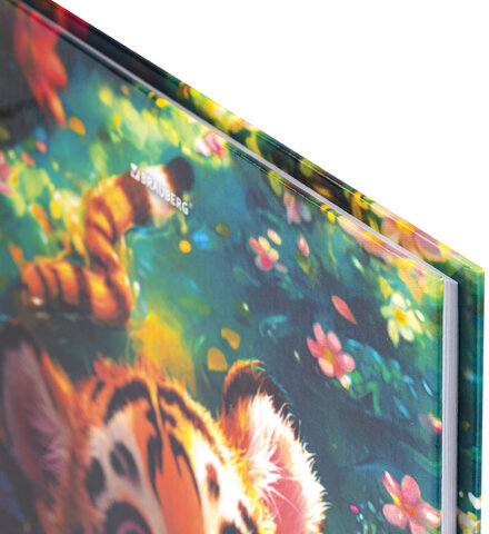 Дневник 1-11 класс 40 л., твердый, BRAUBERG, глянцевая ламинация, "Тигренок", 107168