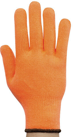 Перчатки акриловые РУБИФРОСТ ЗИМНИЕ 1пара, 10 класс, 50-56г, разм 9, ПВХ ТОЧКА, яркие, утепленные с начесом внутри, СВС, ac31pd оранж