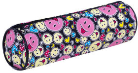 Пенал-тубус ПИФАГОР, мягкий, &quot;SMILE&quot;, 20х7 см, 229268