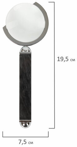 Набор настольный GALANT из мрамора, 8 предметов, черный мрамор/серебристые металлические детали, 231192