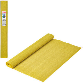 Бумага гофрированная/креповая (ИТАЛИЯ) 180 г/м2, 50х250 см, янтарная (579), BRAUBERG FIORE, 112619