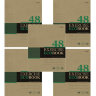 Тетрадь А5 48 л. HATBER скоба, клетка, обложка крафт, "Экобук" (5 видов в спайке), 48Т5В1