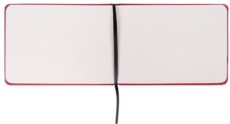 Скетчбук для акварели, 200 г/м2, 148х210 мм, среднее зерно, 40 л., КОЖЗАМ, резинка, BRAUBERG ART PREMIERE, 113265