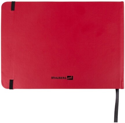 Скетчбук для акварели, 200 г/м2, 148х210 мм, среднее зерно, 40 л., КОЖЗАМ, резинка, BRAUBERG ART PREMIERE, 113265