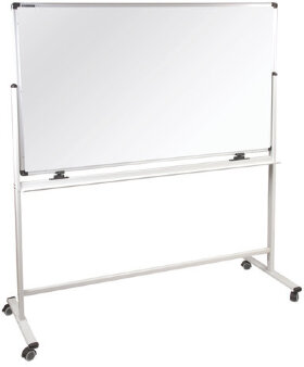 Доска магнитно-маркерная НА СТЕНДЕ 120х180 см, 2-сторонняя, ГАРАНТИЯ 10 ЛЕТ, BRAUBERG Premium, 236927