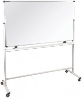 Доска магнитно-маркерная НА СТЕНДЕ 120х180 см, 2-сторонняя, ГАРАНТИЯ 10 ЛЕТ, BRAUBERG Premium, 236927