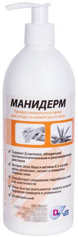 Крем регенерирующий 500 мл, МАНИДЕРМ &quot;Антистресс&quot;, питание и увлажнение после работ, дозатор, МН-05-Д