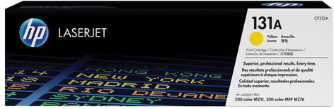 Картридж лазерный HP (CF212A) CLJ Pro 200 M276n/M276nw, №131A, желтый, оригинальный, ресурс 1800 страниц