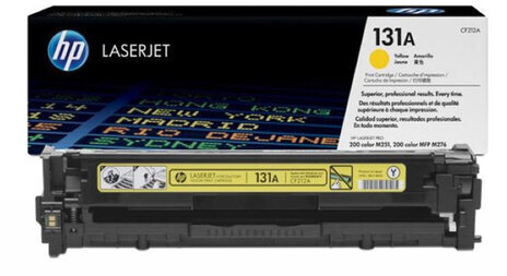 Картридж лазерный HP (CF212A) CLJ Pro 200 M276n/M276nw, №131A, желтый, оригинальный, ресурс 1800 страниц