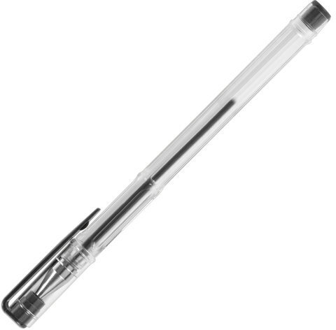 Ручки гелевые STAFF "Basic" GP-789, НАБОР 4 ЦВЕТА, хромированный наконечник, узел 0,5 мм, 142792