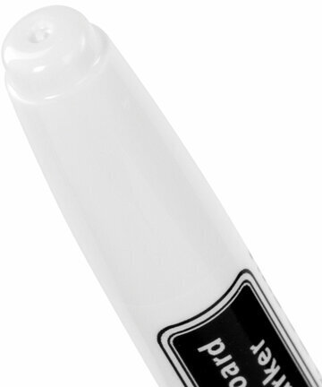 Маркер стираемый для белой доски ЧЕРНЫЙ, BRAUBERG, 4 мм, с клипом, эргономичный корпус, 150846