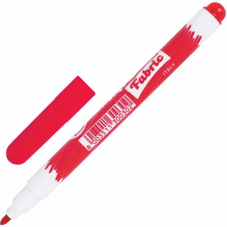 Маркеры для ткани CARIOCA (Италия) "Fabric", 10 цветов, круглый наконечник 2,6 мм, 42909