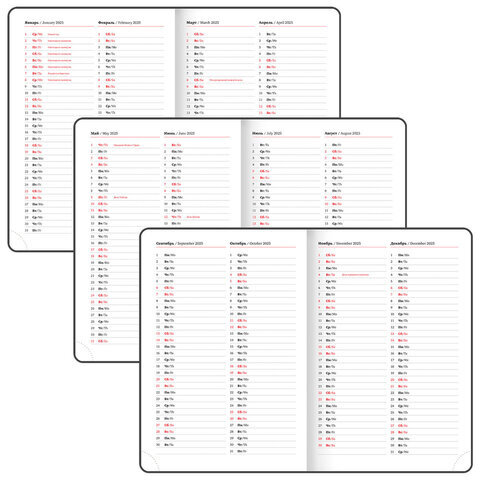 Ежедневник датированный 2025, БОЛЬШОЙ ФОРМАТ, 210х297 мм, А4, BRAUBERG "Favorite", под кожу, зеленый, 115731
