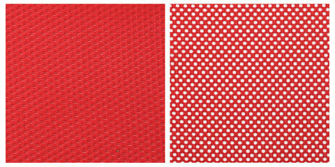 Кресло офисное МЕТТА "SU-B-8" пластик, ткань-сетка, сиденье мягкое, красное