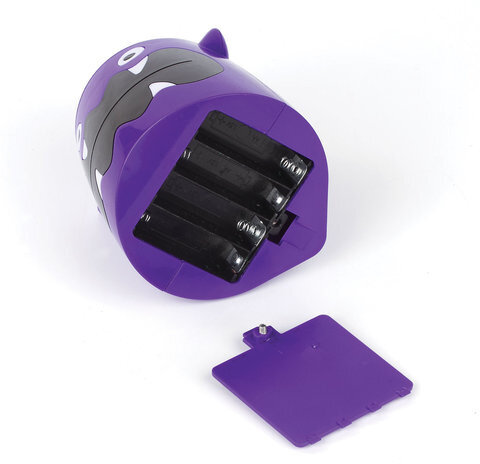 Точилка электрическая ЮНЛАНДИЯ "Монстрик", питание от 4 батареек АА, дополнительное сменное лезвие, 228428