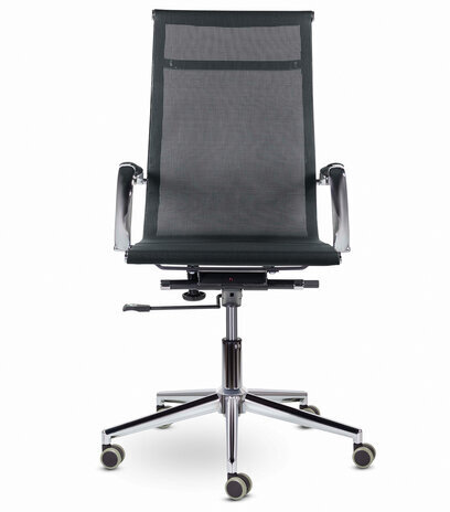 Кресло офисное BRABIX PREMIUM "Net EX-533", хром, сетка, черное, 532546