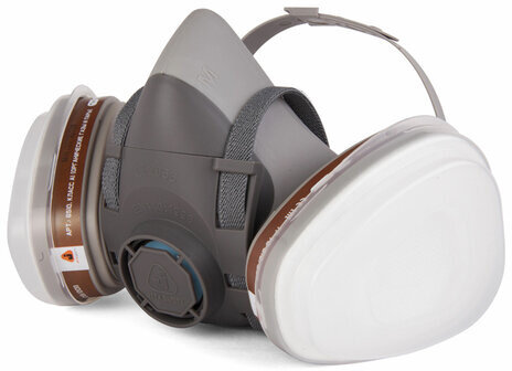 Комплект защитный Jeta Safety 5500P (перчатки, полумаска, фильтр, предфильтр, держатель), размер L, J-SET5500P-L