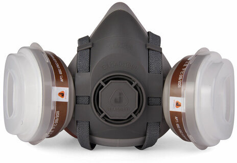 Комплект защитный Jeta Safety 5500P (перчатки, полумаска, фильтр, предфильтр, держатель), размер L, J-SET5500P-L