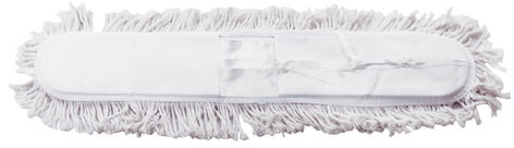 Насадка МОП плоская 90 см для цельной швабры-рамки, завязки, для швабр 601506/603603, LAIMA, 603609