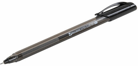 Ручка гелевая BRAUBERG "Extra Glide Gel", ЧЕРНАЯ, трехгранная, игольчатый наконечник 0,7 мм, линия 0,5 мм, 144077