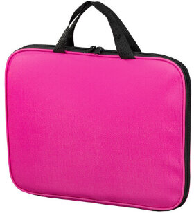 Папка на молнии с ручками STAFF EVERYDAY, А4, полиэстер, ярко-розовая, 270734