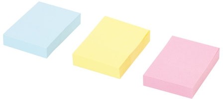 Блок самоклеящийся (стикеры) STAFF, ПАСТЕЛЬНЫЙ, 38х51 мм, 100 листов, НАБОР 12 штук, 3 цвета, 129346