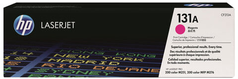 Картридж лазерный HP (CF213A) CLJ Pro 200 M276n/M276nw, №131A, пурпурный, оригинальный, ресурс 1800 страниц