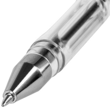 Ручки гелевые ПИФАГОР, НАБОР 6 ЦВЕТОВ, корпус прозрачный, узел 0,5 мм, линия письма 0,35 мм, 142793