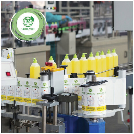 Мыло жидкое 500 мл SYNERGETIC "Луговые травы", гипоаллергенное, биоразлагаемое, дозатор, 105053