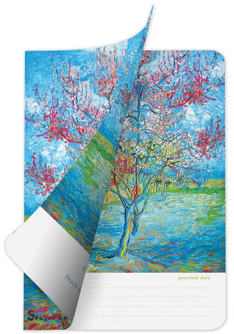 Тетрадь 60 л. в клетку обложка SoftTouch, бежевая бумага 70 г/м2, сшивка, В5 (179х250 мм), INSIGHT, BRAUBERG, 403814