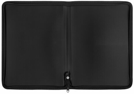 Папка объемная на молнии пластиковая BRAUBERG "Grade", А4, 330х240 мм, 600 мкм, розово-голубой градиент, 271975