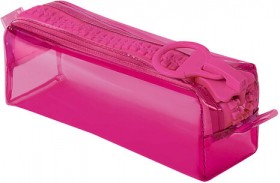 Пенал BRAUBERG с объемной &quot;тракторной&quot; молнией, 1 отделение, ПВХ, 22х8х6,5 см, &quot;Ultra pink&quot;, 272340
