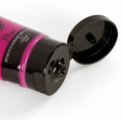 Краска акриловая художественная BRAUBERG ART CLASSIC, туба 75мл, РОЗОВАЯ, 191085