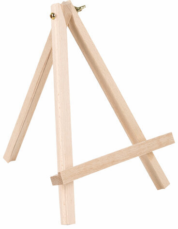 Мольберт настольный из бука 18х24 см, высота холста до 25см, BRAUBERG ART CLASSIC, 192252