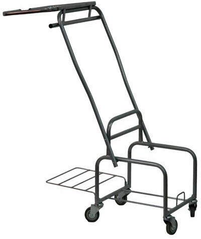 Тележка уборочная Eco-Force, 1 ведро 25л, отжим, лоток для химии, держатель для мешка, металлический каркас, бесшумные колеса, 21EF/6